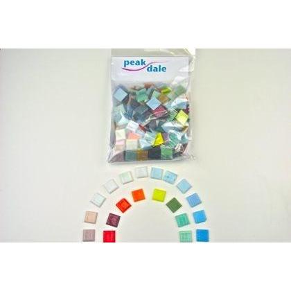 Mosaic Glass Tiles 20x20mm, 225 pieces