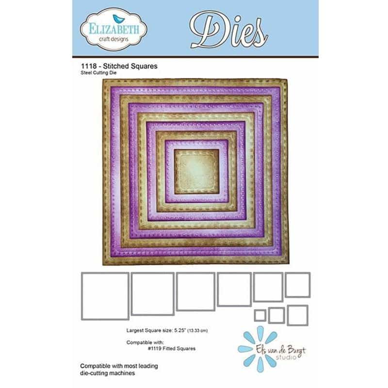 Elizabeth Craft Designs - Stitched Squares Dies