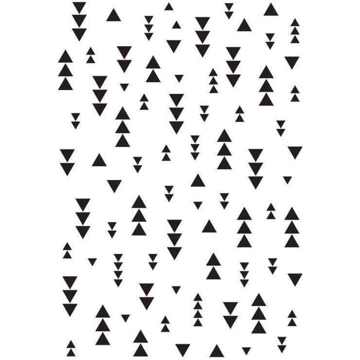 Kaisercraft 4"x6" Embossing Folder - Triangles