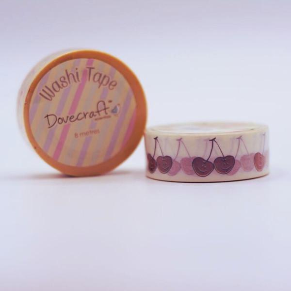 Dovecraft Washi Tape - Cherries