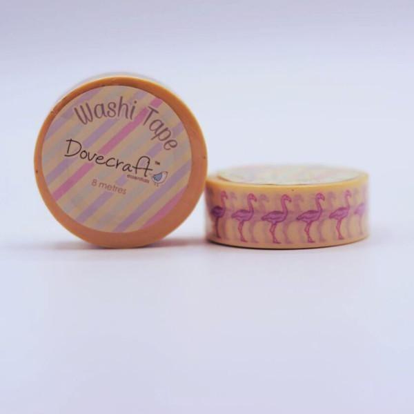 Dovecraft Washi Tape - Flamingos