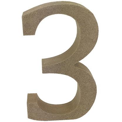 MDF Number Blank - 3
