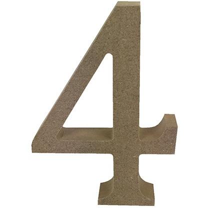 MDF Number Blank - 4