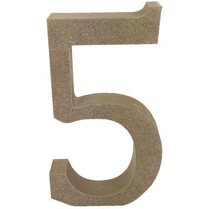 MDF Number Blank - 5