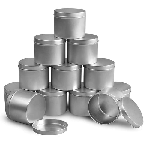 Tin Jar 120ml - Silver