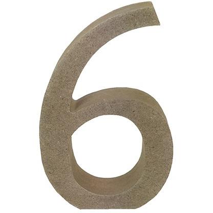 MDF Number Blank - 6