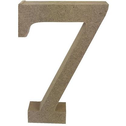 MDF Number Blank - 7