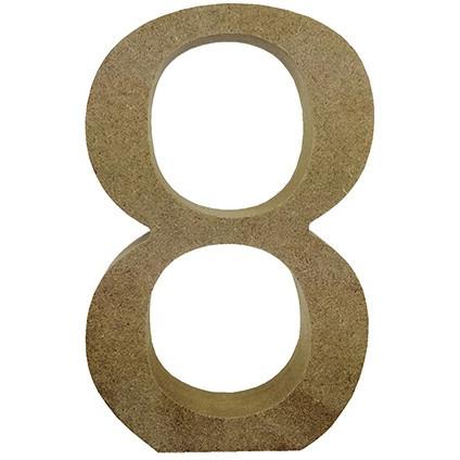 MDF Number Blank - 8