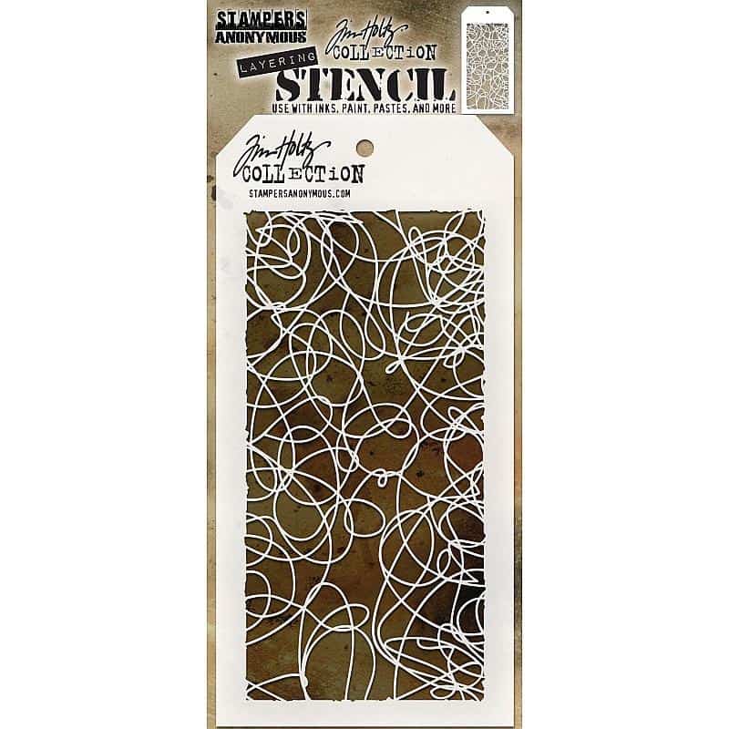 Tim Holtz Layered Stencil - Doodle