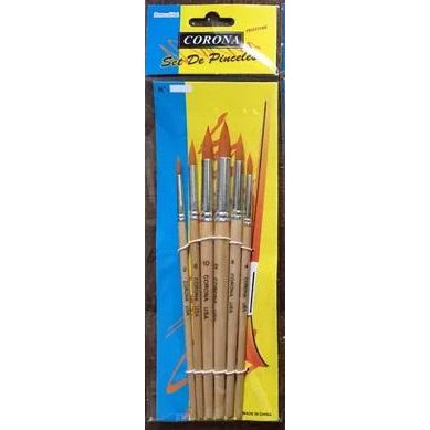 Round Brush set - Set of 6