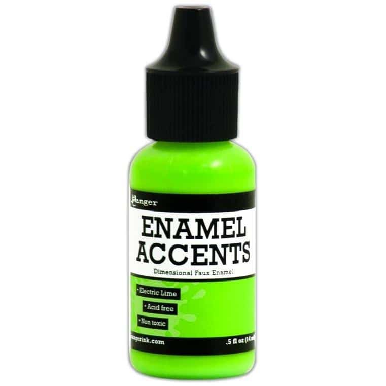 Ranger Enamel Accents - Electric Lime