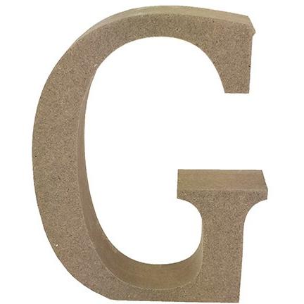 MDF Letter Blank - G