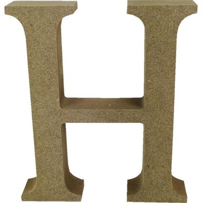 MDF Letter Blank - H
