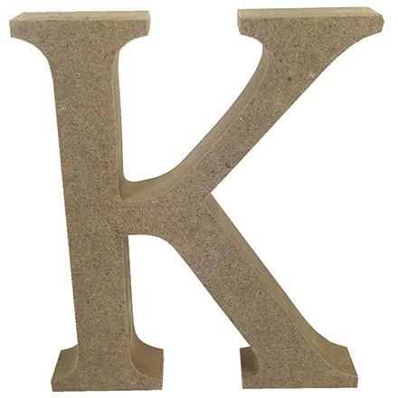 MDF Letter Blank - K