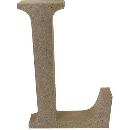 MDF Letter Blank - L