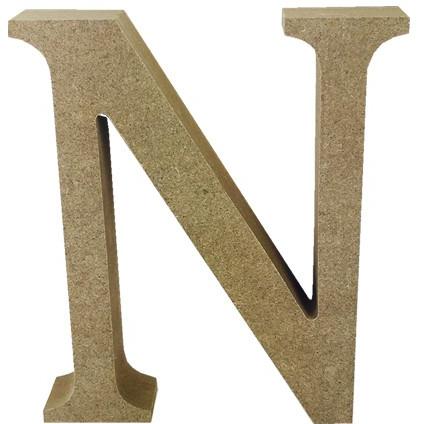 MDF Letter Blank - N