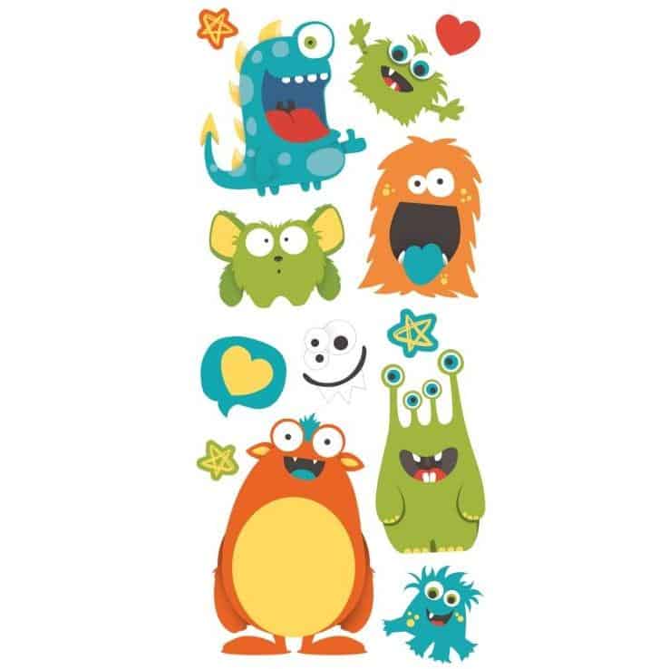 Paper House Productions 3D Puffy Sticker - Monsters