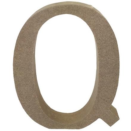 MDF Letter Blank - Q