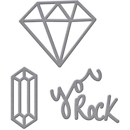 Spellbinders D-Lites Etched Dies - Gems