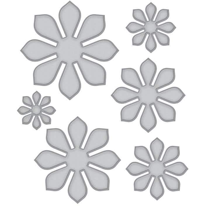 Spellbinders Die Shapeabilities - Succulent and Mum Flower