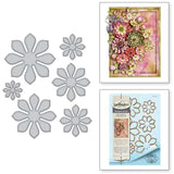 Spellbinders Die Shapeabilities - Succulent and Mum Flower
