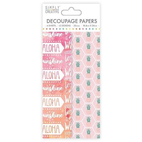 Simply Creative Decoupage Paper - Aloha