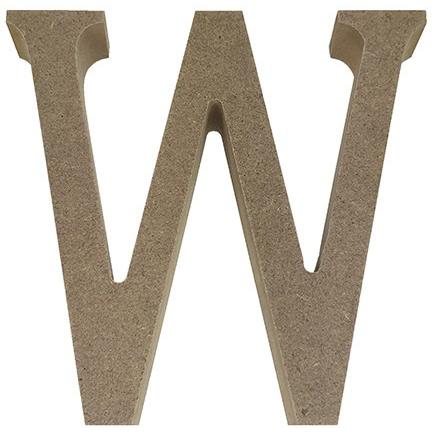 MDF Letter Blank - W