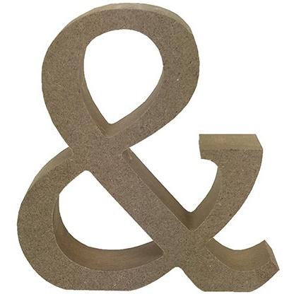 MDF Letter Blank - &