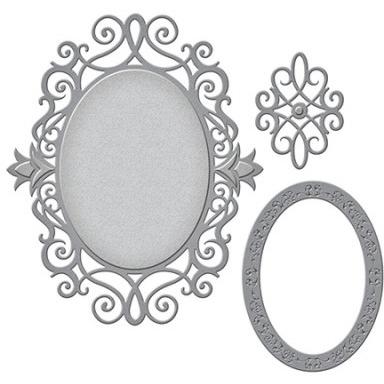 Spellbinders Nestabilities Oval Ironwork