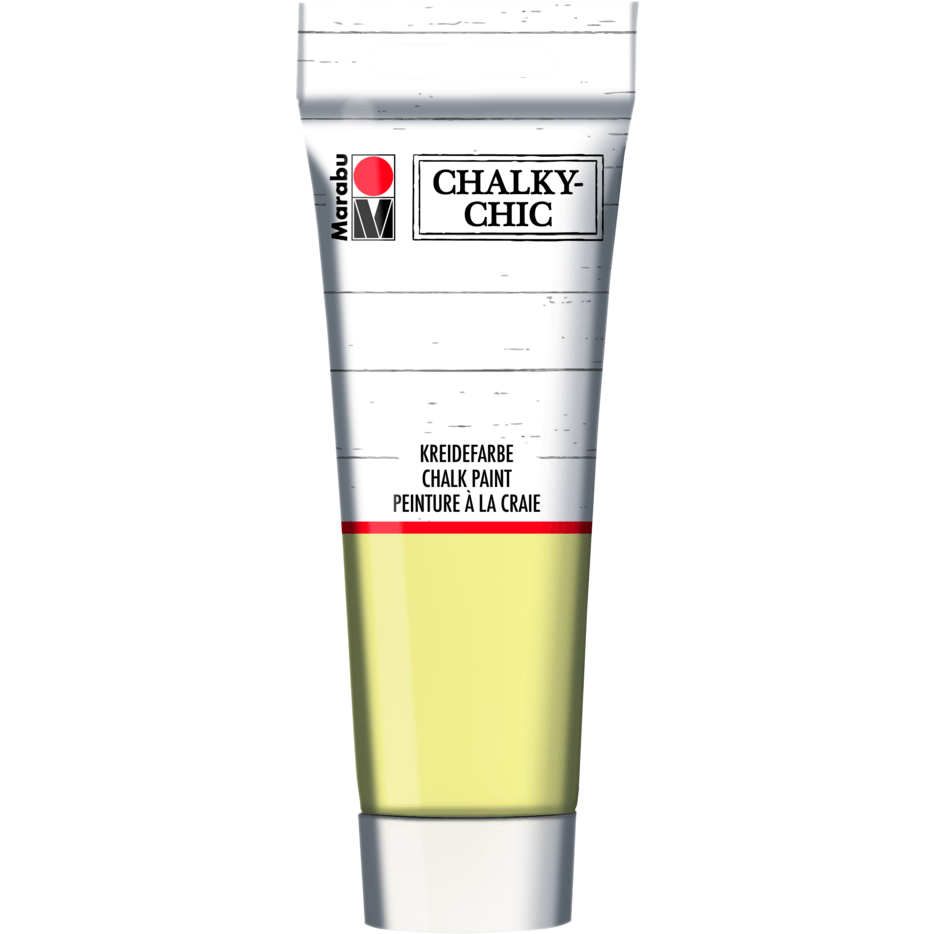 Marabu Chalky Paint - Pastel Yellow, 100ml