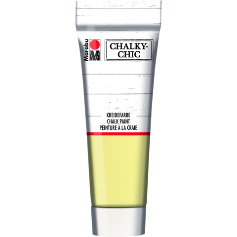 Marabu Chalky Paint - Pastel Yellow, 100ml
