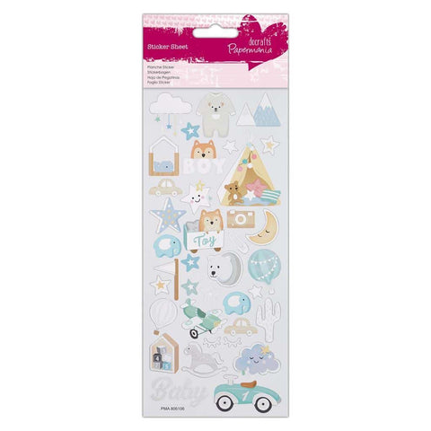 Papermania Foil Stickers - Baby Boy