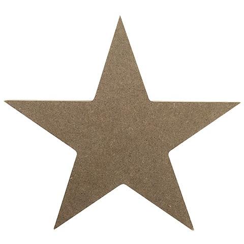 MDF Letter Blank - Star