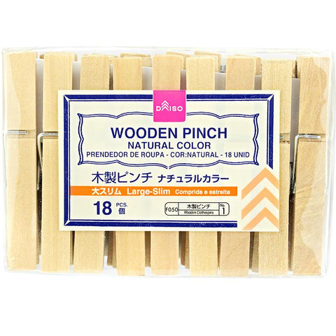 Large wooden pegs pack