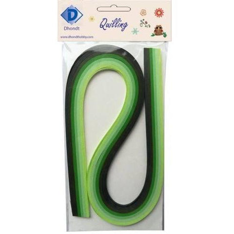 Dhondt Hobby Quilling Strips pack - Green