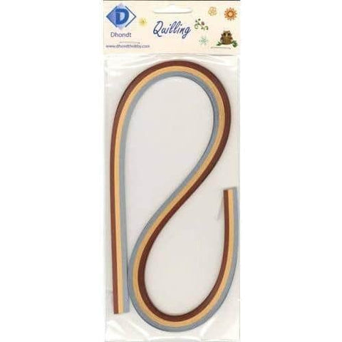 Dhondt Hobby Quilling Strips pack - Silver/Gold/Copper