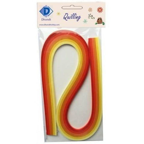 Dhondt Hobby Quilling Strips pack - Orange/Yellow