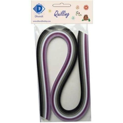 Dhondt Hobby Quilling Strips pack - Purple/Black