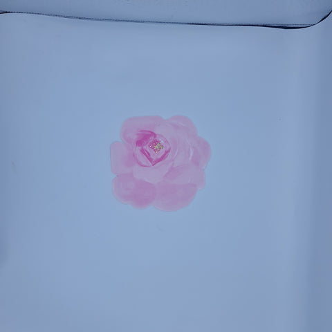 Decoupage Napkin - Foiled Diecut Rose light Pink