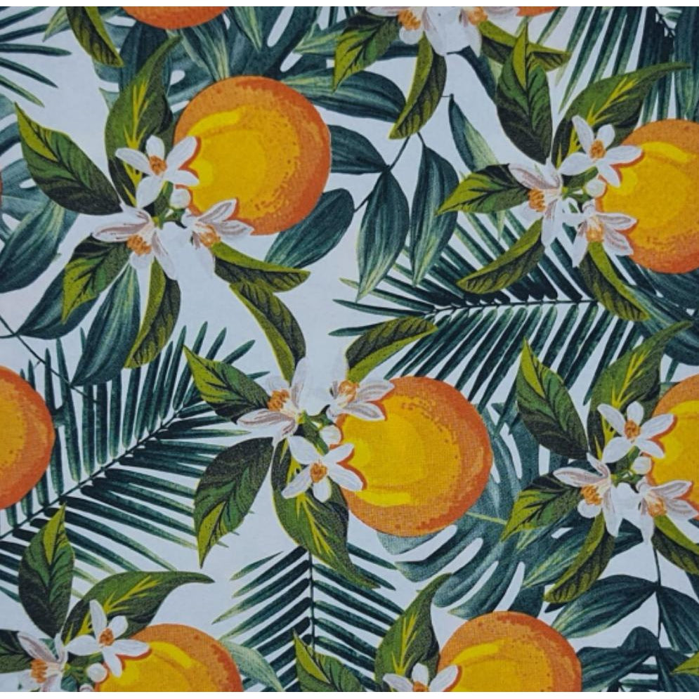 Decoupage Napkin - Orange Blossom
