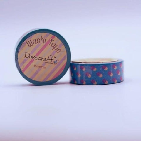 Dovecraft Washi Tape - Blue & Pink dots