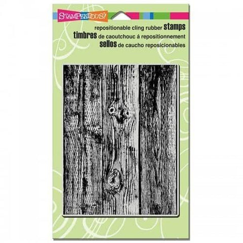 Stampendous Cling Vintage Wood Background