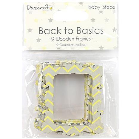 Dovecraft Back to Basics Wooden Frames -  Baby Steps