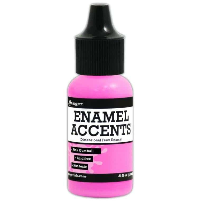 Ranger Enamel Accents - Pink Gumball