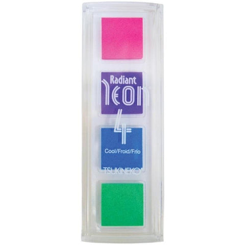 Radiant Neon Quartet - Cool Colors