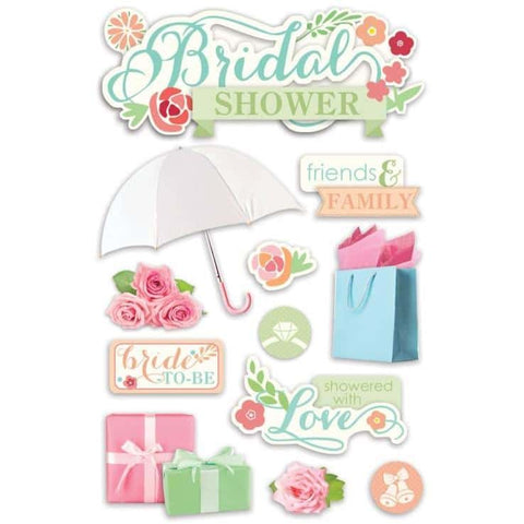 Paper House Productions 3D Sticker -Bridal Shower