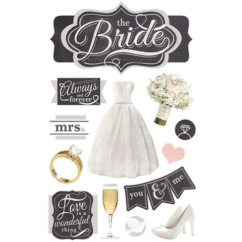 Paper House Productions 3D Sticker - The Bride