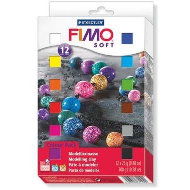 Fimo Soft Set - 12 half Blocks