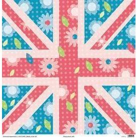 Personal Impressions 12x12 sheet- Floral Union Jack