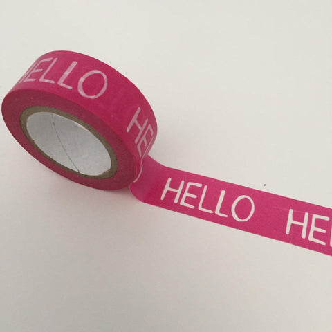 Dovecraft Washi Tape - Hello Pink